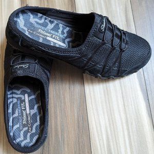 Skechers Women's Relaxed Fit Slip on Sneaker Open Back Sneaker - Black S…